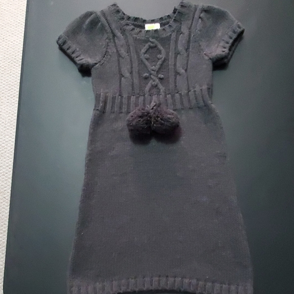 girls gray sweater dress